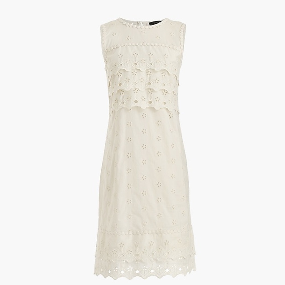 J. Crew Tiered Eyelet Dress - Size 6